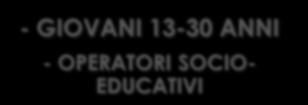 OPERATORI SOCIO- EDUCATIVI - Associazioni, Organizzazioni senza