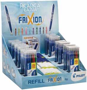 16P004201 FRIXION REFILL E GOMME Espositore composto da: - 36 set da 6 refill