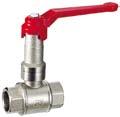 Ball valve full bore f.f. with extension - lever handle.