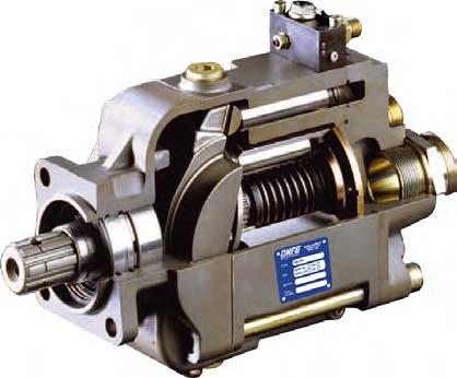 Data: Martedì 1 giugno 2004 Codice fascicolo: Rev:// Codice foglio:997-108-010 Rev: VARIABLE DISPLACEMENT AXIAL PISTON PUMP FAMILY CODE 108-0 VDPP ISO This variable displacement pump with its rugged