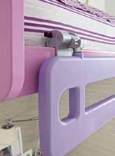 PULL-DOWN GUARD: Remaking the upper bed is as