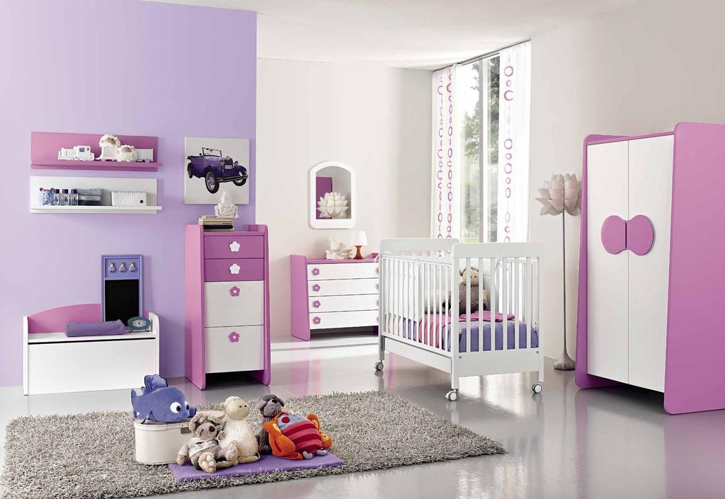 B.103 baby Finiture: Ciclamino -