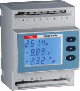 Strumento multifunzione per reti in corrente continua 4 moduli Network monitor for direct current 4 module MULTIMISURA