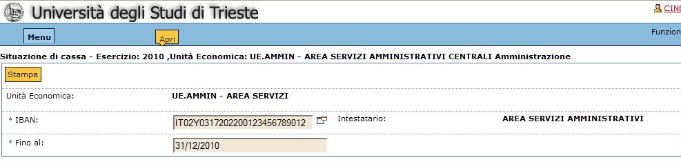 Cliccare sul pulsante sospeso. in basso a sinistra per salvare l associazione dell ordinativo al CASO 3.