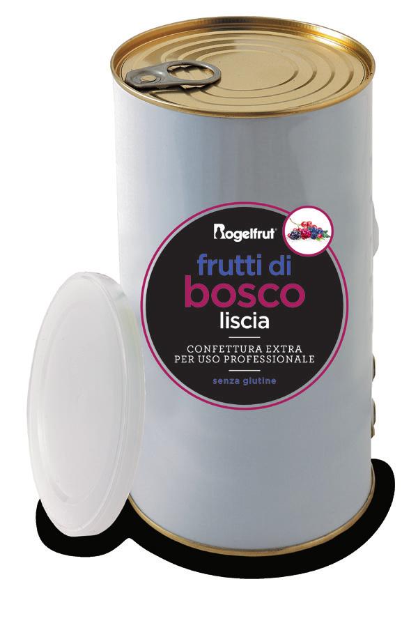 * 120 g di frutta per ottenere 100 g di prodotto finito.