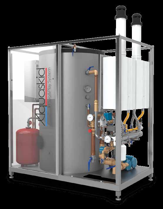 La nostra produzione di acqua calda sanitaria (ACS) Centrali termiche plug&play per la produzione di ACS Acqua Calda Sanitaria, destinate a medie e grandi utenze ADSUM opera nel settore