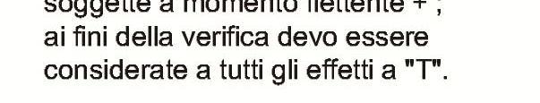 SOLLECITAZIONI PER SEZIONI STATO DI SOLLECITAZIONE PER OGNI SINGOLA SEZIONE Sezioni a T tese inferiormente A T (o rett.