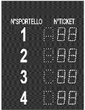 A2+2 ESEMPIO GRAFICO B x A x S (mm) L x H x S (mm) SALA D'ATTESA (VISORE SENZA SPAZIO PER SCRITTE SERVIZI) EG-VSALC 2 Righe 1.700,00 1.790,00 6 520 75 EG-VSALC 3 Righe 2.070,00 2.