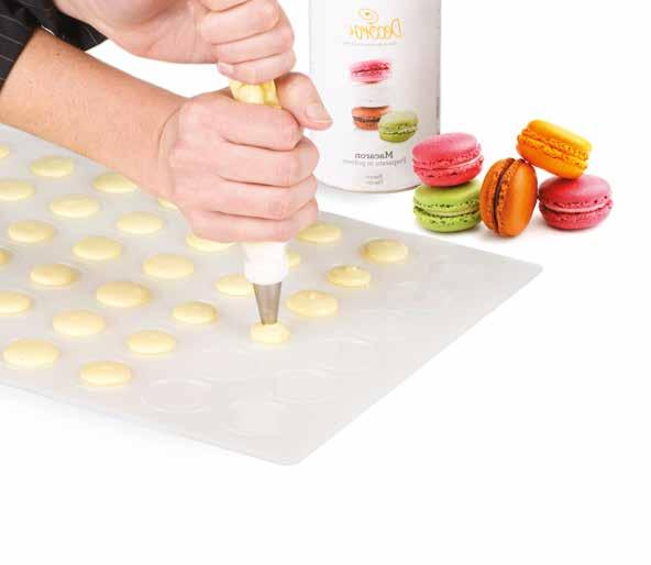 TAPPETINO IN SILICONE PER MACARON Dim.