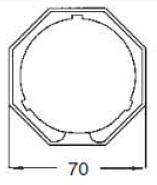 119208 SELETTORE A PARETE