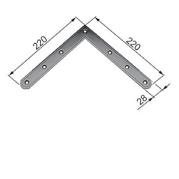 93 SUPPORTO FILO ABACO ZVN SQ 2514 AGB H00915.02.