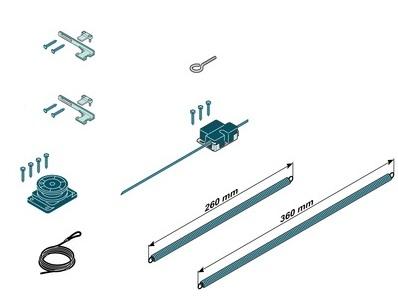 40/S/P/NR/250/S SCORRIPORTA 250CM S/SQUADR 135437 40/T/P/NR/200/SEN SCORRIPORTA 200CM