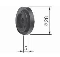 15.93 CERNIERA FILO I15 ABACO ZVN 2526 AGB H00921.00.93 SPESSORE CERNIERE ABACO NYN 2532 AGB H00924.