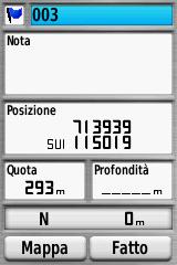 1. Marcare i punti Con un GPS possiamo salvare le coordinate di punti per noi importanti, oppure riportarli su una carta geografica o viceversa. 2.