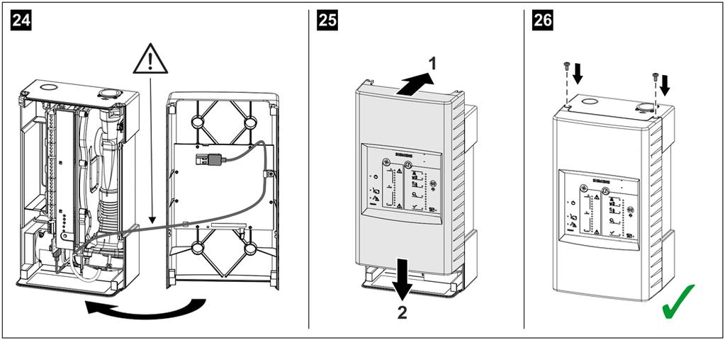 Montaggio Lavori successivi 3 Check prestazioni dell'aspiratore Controllare quanto segue: Controllare il flusso d'aria e il tempo di trasporto del sistema in base al protocollo d'installazione e/o al