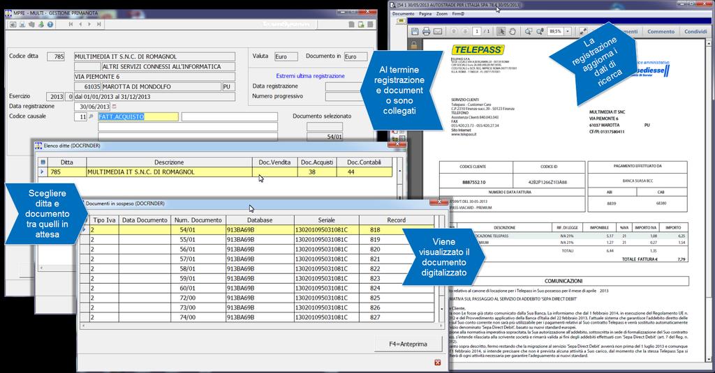 3.5 - La registrazione da immagine