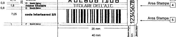 lo strato intermedio, trattato con sistemi di sicurezza idonei a garantirne l'originalità, riporta il numero progressivo della confezione in chiaro.