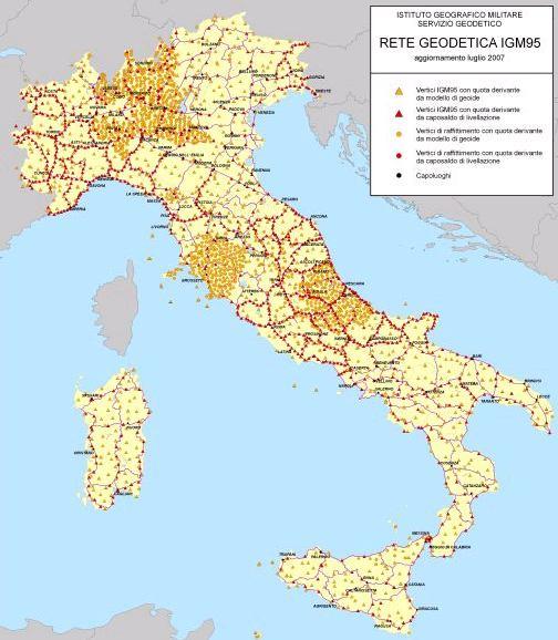 Le stazioni della rete EPN che ricadono sul territorio di una singola nazione sono poche (in Italia una ventina circa, con densità particolarmente bassa a sud di Roma), insufficienti per le
