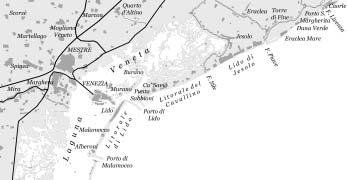 Gruppo Nazionale per la Ricerca sull Ambiente Costiero Veneto Rappresentazione schematica del litorale tra Carole e Porto di Malamocco.