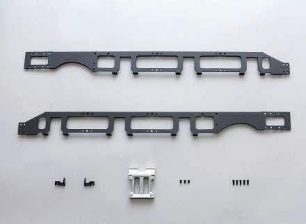 Assemblaggio: Fase 10 Le travi del telaio Telaio principale Posizione dei componenti I componenti Sx Dx 1