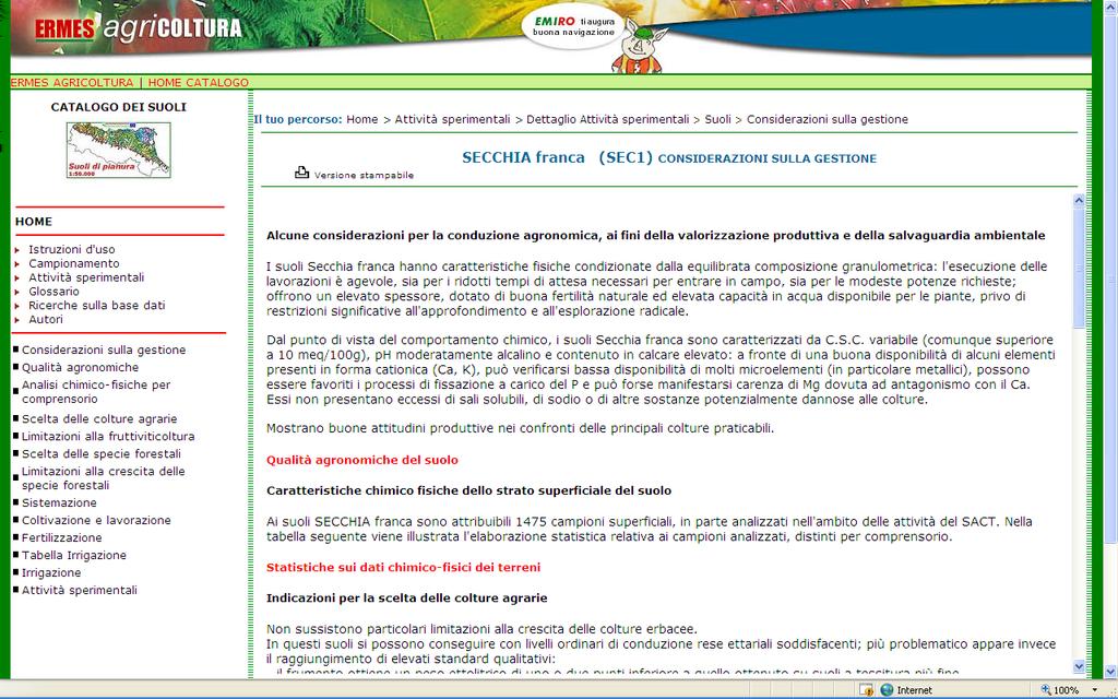 CATALOGO CATALOGO DEI DEI SUOLI: SUOLI: consigli consigli