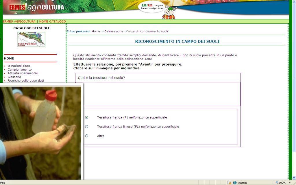 CATALOGO CATALOGO DEI DEI SUOLI: SUOLI: riconoscimento