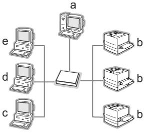 EpsonNet WebManager e un browser Web in esecuzione su PC diversi Installare EpsonNet WebManager sul server e un browser Web sui computer client.