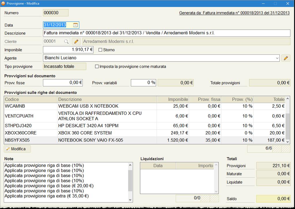 Tramite i campi Dal e Al è possibile indicare un intervallo di date da considerare come filtro sui documenti. Premere il pulsante [Conferma] per lanciare la procedura.