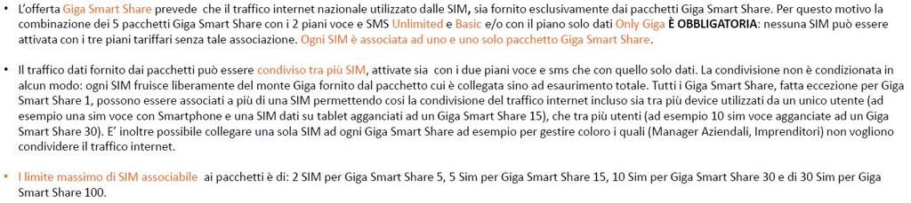 Giga Smart Share Ricaricabile NO TAX