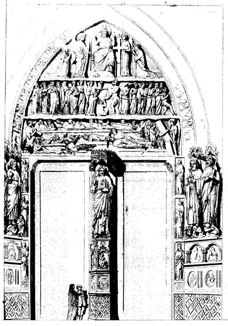 1844-1860_Cattedrale di Notre-Dame a Parigi Le sculture In assenza di vestigie antiche, si