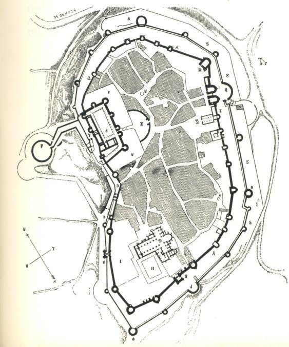 1853-1879_Fortificazioni di Carcassone In seguito ai resoconti degli Ispettori sullo stato di conservazione di Carcassonne, la Commissione sceglie avviare un intervento di restauro, incaricando come