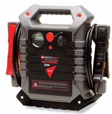 Start Professional 3200 is a Booster for vehicles at 12 V It is equipped internally with double battery and has been designed to serve a type of professional clientele that demands the ultimate in