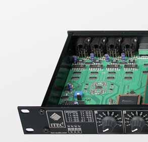 PACONTROL 4/ DIGITAL MODULO DSP Di standard il PACONTROL è dotato di due moduli matrix DSP 4x4.