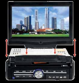 autoradio video con tv digitale terrestre 7 Touch Screen DVBT 489 RDS/T Ingresso AUX 180W (45W x 4ch) SINTO LETTORE DVD/MPEG 4, SINTONIZZATORE TV DIGITALE, MONITOR