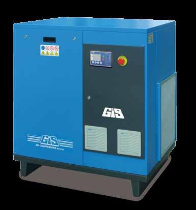 COMPRESSORI A VITE CON INVERTER SCREW COMPRESSORS WITH FREQUENCY INVERTER COMPRESSEURS À VIS AVEC CONVERTISSEUR DE FREQUENCE SCHRAUBKOMPRESSOREN MIT FREQUENZUMRICHTER GSRI 5 Sistema di separazione