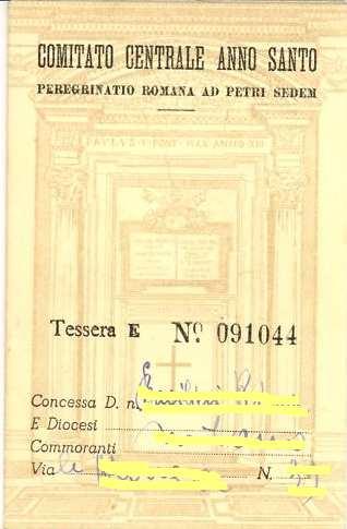 Le credenziali medievali possono essere considerate con la quasi uguale valenza ad alcuni pass o tessere che vengono consegnate anche attualmente per partecipare ad alcuni avvenimenti in Vaticano.