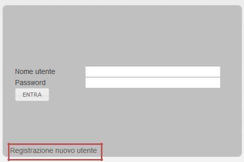 Pag. 2 di 6 Tramite il link evidenziato (Figura 1) è possibile accedere alla pagina di registrazione. Innanzitutto è necessario specificare la tipologia di utenza che si intende creare (Figura 2).