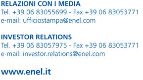 ENEL: IL CDA DELIBERA UN ACCONTO SUL DIVIDENDO 2009 PARI A 0,10 EURO PER AZIONE, IN PAGAMENTO DAL 26 NOVEMBRE PROSSIMO Roma, 1 ottobre 2009 Il Consiglio di Amministrazione di Enel SpA, presieduto da