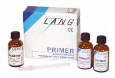 Adesivi per denti-resine Primer Lang Primer Lang Liquido adesivo che garantisce un forte legame chimico tra protesi e ribasatura.