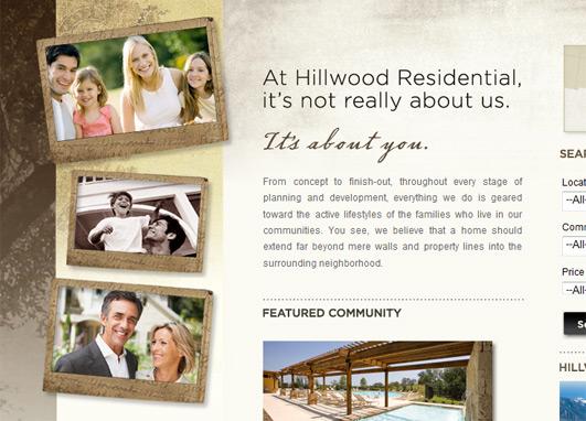 Immagine 4 La home page di Hillwood Residential E che dire del sito Ace Technologies, che enfatizza proprio attraverso