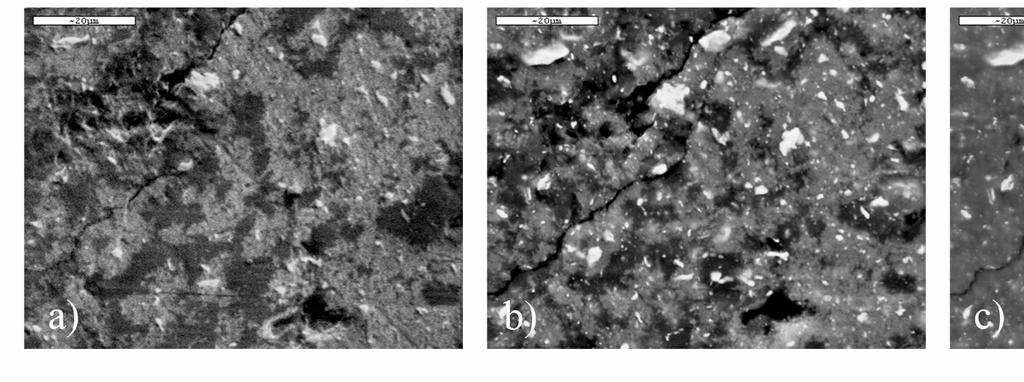 Experimental results It is possible to perform SEM observation at high spatial resolution of the phases