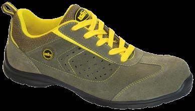 SAFETY FOOTWEAR 41700 GIBSON 450 g 41710 TANAMI 470 g Calzatura bassa sneaker in pelle scamosciata forata, estremamente flessibile e leggera.
