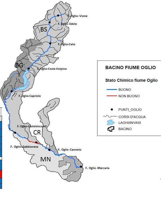 corpi idrici monitorati stato chimico per il 75% dei corpi