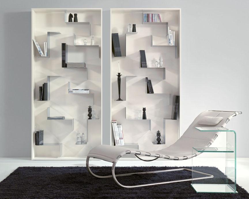 34 MOBILI / FURNITURE Z LIBRERIA Disegno Reflex Dimensioni/Dimensions: 100 x 27 x 215 h.