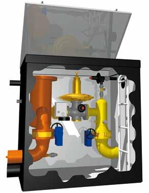 MIR/65 Caratteristiche Tecniche Pressione max di esercizio P u,max : 6 bar Temperatura di progetto : -10 C +60 C Pressione differenziale minima : 0,3 bar Classe di precisione AC : fino a 2,5 Classe