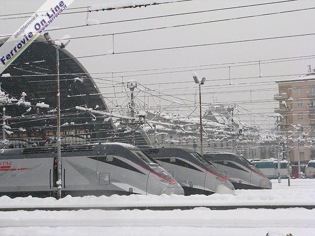 L'ETR 500 treno 52, che ha effettuato l'av