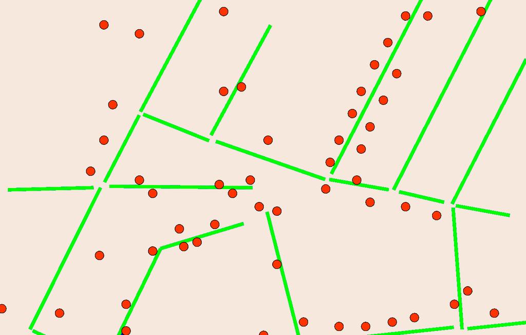 Strutture di dati per la georeferenziazione degli indirizzi Un esempio di modellazione della componente geografica in ragione dell applicazione ci è dato dagli stradari per i sistemi di