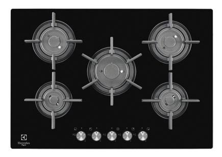 Benefit / Caratteristiche Gas-on-glass CrossCook Caratteristiche Design esclusivo Il nuovo piano Gas-on-glass in cristallo temprato è stato disegnato per inserirsi ed eleganti.