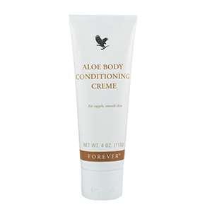 ALOE BODY CONDITIONING CREME ( CREMA RIGENERANTE PER IL CORPO ) Art. 57 CC 0.145 È una crema emolliente, composta di erbe officinali europee.