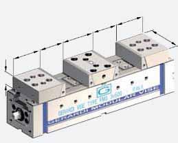 3 MORSE IN UN VISES IN ONE Sistema Modulare Flessibile FMS FMS Flexible Modular System Morse serie FMS LE MIGLIORI e le più complete per serraggi singoli, doppi, autocentranti.